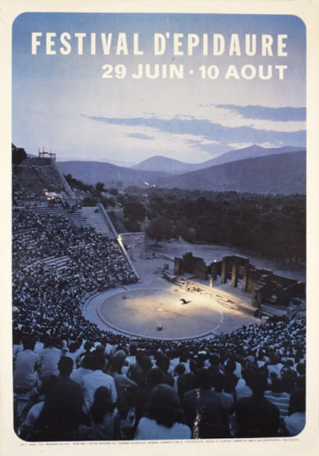 Vintage Epidaurus Festival Poster